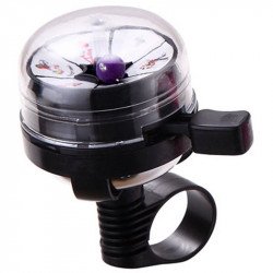 Acor ABE21205 rulett csengő fekete Kerékpár csengő, duda, tükör Acor