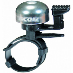 Acor ABE2807 csengő pengetős ezüst Kerékpár csengő, duda, tükör Acor