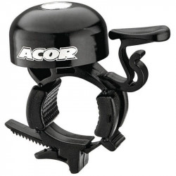 Acor ABE2807 csengő pengetős fekete Kerékpár csengő, duda, tükör Acor