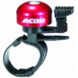 Acor ABE2807 csengő pengetős piros Kerékpár csengő, duda, tükör Acor