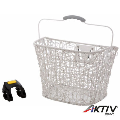 Acor ABK21304 első kosár műanyagfonatos fehér