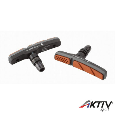 Acor ABS21502 fékpofa MTB fekete/narancs