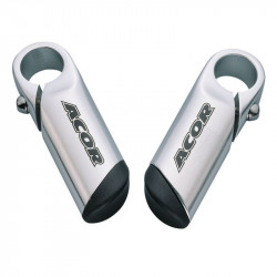 Acor ABZ2003l kormányvég ovális alu ezüst Kerékpár tartozékok Acor
