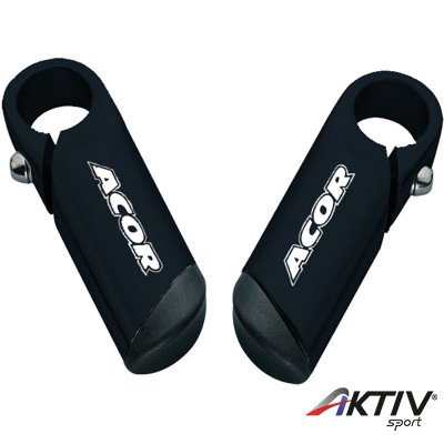 Acor ABZ2003l kormányvég ovális alu fekete