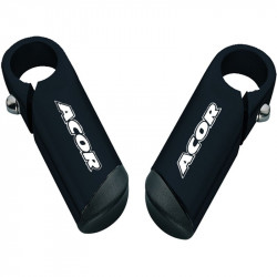 Acor ABZ2003l kormányvég ovális alu fekete Kerékpár tartozékok Acor