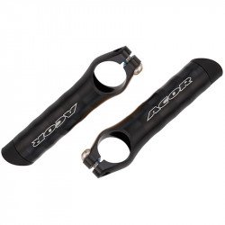 Acor ABZ21203 kormányvég alu 80 mm 3D cnc esztergált fekete Kerékpár tartozékok Acor