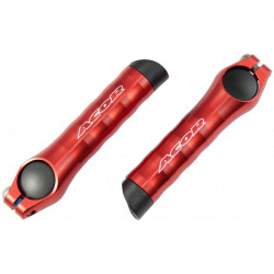 Acor ABZ21203 kormányvég alu 80 mm 3D cnc esztergált piros Kerékpár tartozékok Acor