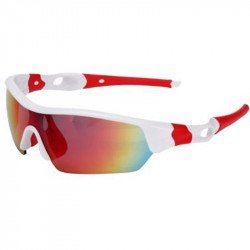 Acor AGS21301 napszemüveg fehér-piros színes lencse Kerékpár tartozékok Acor