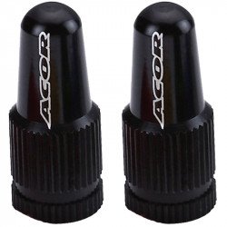 Acor AOS21203 alumínium szelepsapka fekete Kerékpár tartozékok Acor