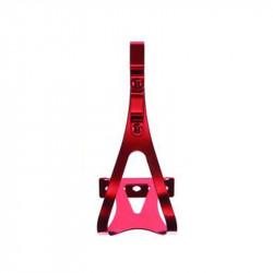 Acor APC21201 acél klipszkosár piros Kerékpár tartozékok Acor