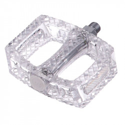 Acor APD21204 policarbonát pedál fehér átlátszó Kerékpár tartozékok Acor