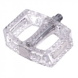 Acor APD21204 policarbonát pedál fehér átlátszó Kerékpár tartozékok Acor