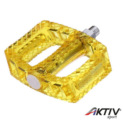 Acor APD21204 policarbonát pedál sárga átlátszó