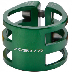 Acor AQR21303 duplacsavaros nyeregbilincs 31,8 mm zöld Kerékpár tartozékok Acor
