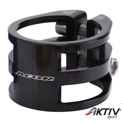 Acor AQR21303 duplacsavaros nyeregbilincs 34,9 mm fekete