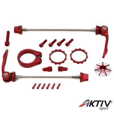 Acor AQR21402 MTB gyorszár design szett piros