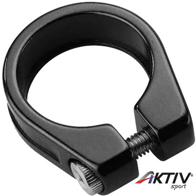 Acor AQR2305 verseny nyeregcsőbilincs fekete 31,8 mm csavarral
