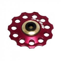 Acor ARO21101 superlight váltógörgő piros Kerékpár tartozékok Acor