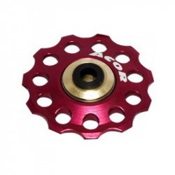 Acor ARO21101 superlight váltógörgő piros Kerékpár tartozékok Acor