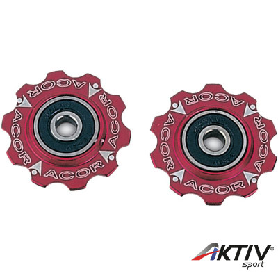 Acor ARO601 csapágyas váltógörgő piros