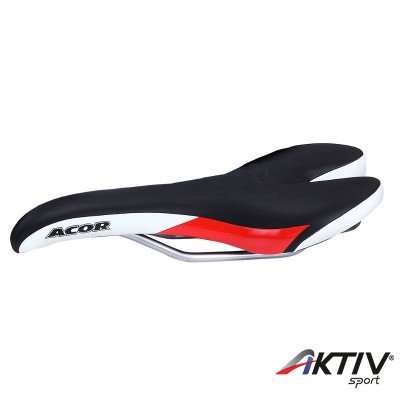 Acor ASD21201 nyereg piros-fehér-fekete