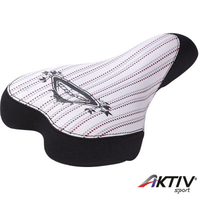 Acor ASD21207b nyereg gyerek fehér-fekete