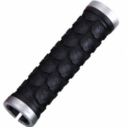 Acor ASG21201 kormánymarkolat 128 mm koponyás fekete/ezüst