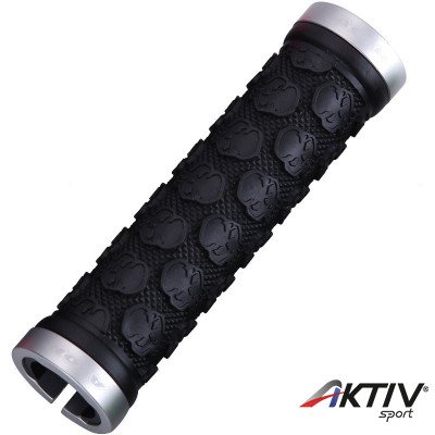 Acor ASG21201 kormánymarkolat 128 mm koponyás fekete/kék