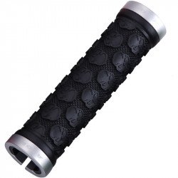 Acor ASG21201 kormánymarkolat 128 mm koponyás fekete/kék Kerékpár alkatrészek Acor