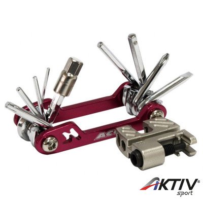 Acor ATL21112 17 funkciós zsebszerszám piros