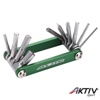 Acor ATL21301 zsebszerszám 10 funkciós zöld