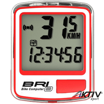 Echowell km óra vezetékes BRI-8 fehér-piros