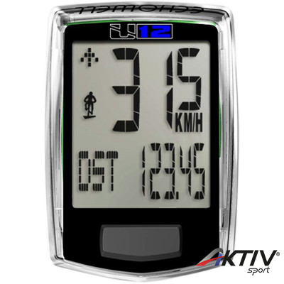 Echowell km óra vezetékes U12 fekete