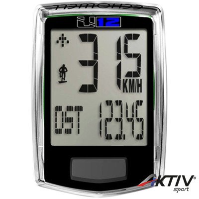 Echowell km óra vezetékes U12 fekete