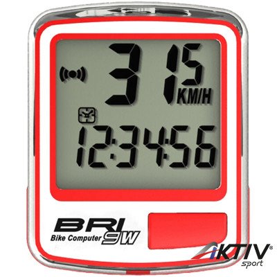 Echowell km óra vezeték nélküli BRI-9w fehér-piros