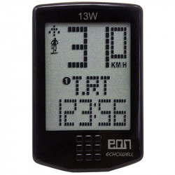 Echowell km óra vezeték nélküli EON 13w fekete Kerékpár tartozékok Echowell