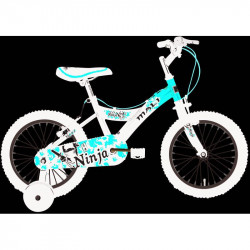 Gyerek kerékpár Mali Ninja 16 16 col - fiú kerékpár Mali