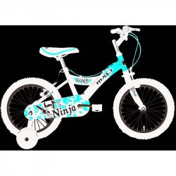 Gyerek kerékpár Mali Ninja 16 16 col - fiú kerékpár Mali