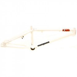 Mongoose váz Logo fehér BMX 2013 BMX Kerékpár Mongoose