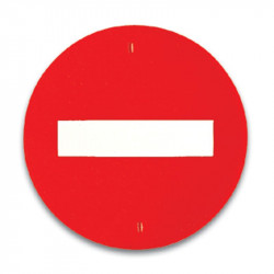 Kresz tábla - Behajtani tilos Amaya Játék Amaya