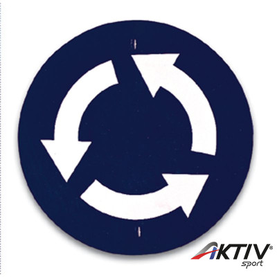 Kresz tábla - Körforgalom Amaya