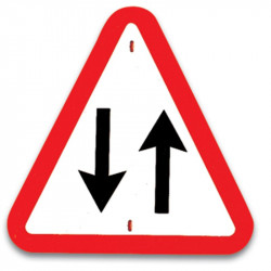 Kresz tábla - Szembejövőforgalom Amaya Játék Amaya