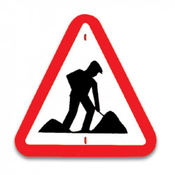 Kresz tábla - Úton folyó munkák Amaya Játék Amaya