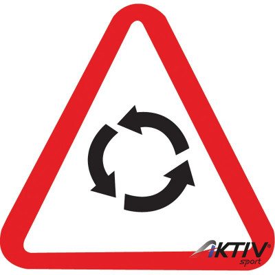 Kresz tábla - Körforgalom Amaya