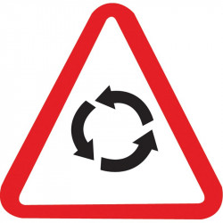 Kresz tábla - Körforgalom Amaya Játék Amaya