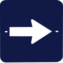 Kresz tábla - Egyirányú forgalmi út Amaya Játék Amaya