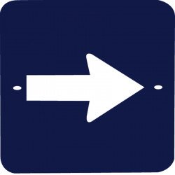 Kresz tábla - Egyirányú forgalmi út Amaya Játék Amaya