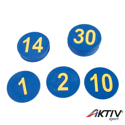 1-30-ig számos padlójelölő szett Amaya kék