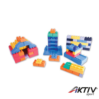 50 db-os puha építőkészlet