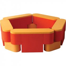 Óvodai 5 részes tároló puha elemekből Amaya Sportszer Amaya